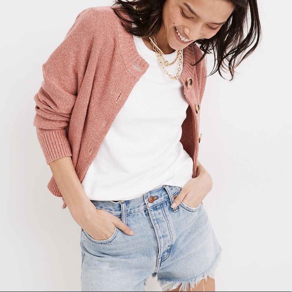 Madewell Relaxed Denim Shorts in Cedarcroft Wash